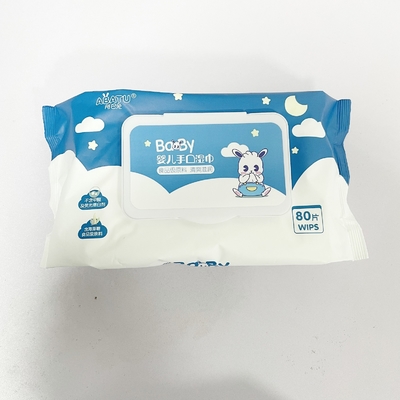 Pure Water Cleaning Disposable Baby Tissue Wet Wipes Alcohol Free Fragrance Free