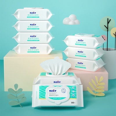 Hand Home Non Woven Fabric Facial Baby Wet Wipes Water Cleaning Custom OEM