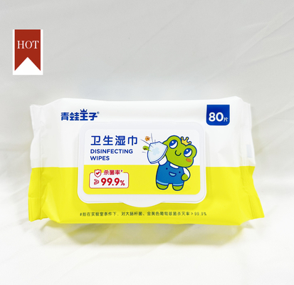 Spunlace Non Woven Fabric Disposable Wet Wipe For Kids Adults