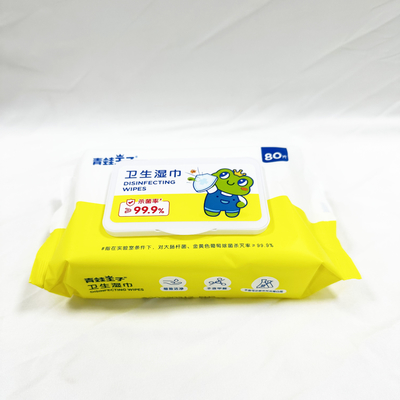 Spunlace Non Woven Fabric Disposable Wet Wipe For Kids Adults