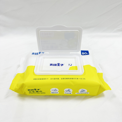 Spunlace Non Woven Fabric Disposable Wet Wipe For Kids Adults