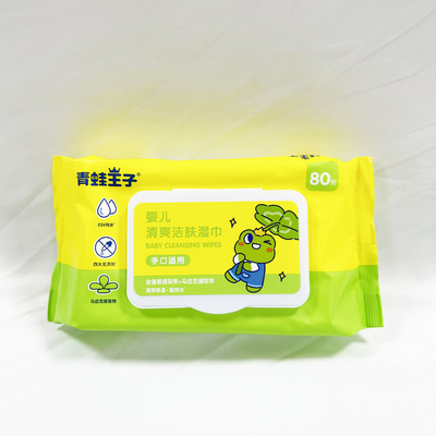 OEM Private Logo Hand Sanitizing Wet Wipes 50pcs Without Alcohol
