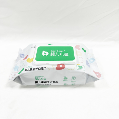 Wholesale Price Spunlace Nonwoven Baby Wet Wipes polyester viscose material Embossed Fabric wet wipes manufacturer