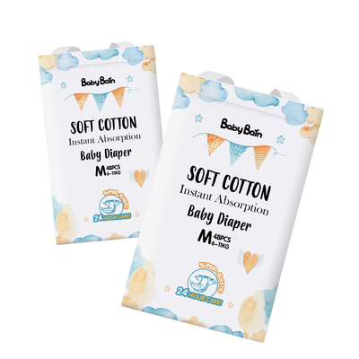 China factory super brand wholesale custom disposable super soft baby diaper