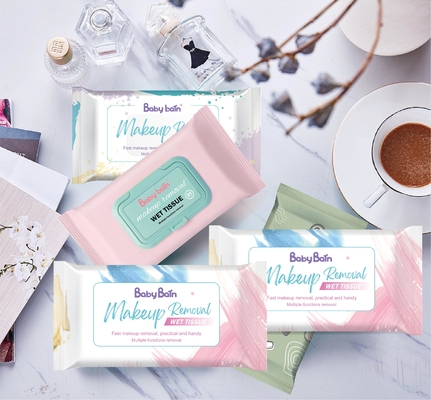 Fragrance Free make up remover cleansing wipes disposable wet wipes Gentle for all Skin Types