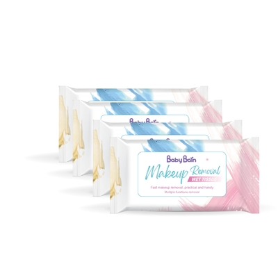 Wholesale Custom Logo Organic Facial Cleansing and Gentle Make up Remover Face Wipes for women