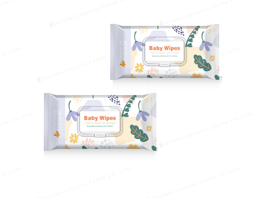 Good Formula Hard Plastic Lip 80 Pulls Wet Wipes Without Alcohol