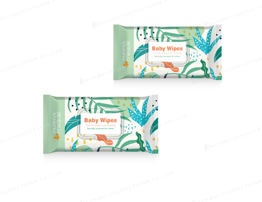 Good Formula Hard Plastic Lip 80 Pulls Wet Wipes Without Alcohol