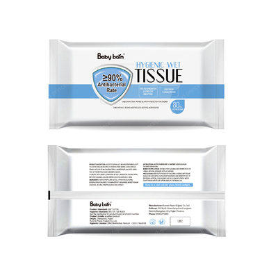 Good Formula Hard Plastic Lip 80 Pulls Wet Wipes Without Alcohol