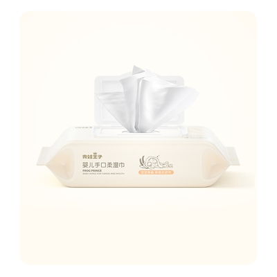 Thicken Natural Flushable Baby Disposable Wet Wipes Private Label Biodegradable