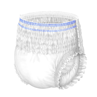 Disposable Blue ADL Pant Style Adult Diapers 800ml Absorption