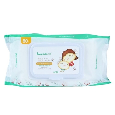 Box And Bag Packing Baby Skin Cleaning Disposable Wet Wipes Colorful