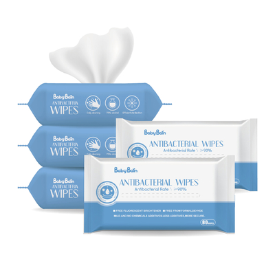 Sensitive Skin Antibacterial Baby Wet Wipes No Fragrance 150mm x 200mm