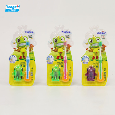 Kids PP+TPR (Soft Rubber) Cartoon Eco-friendly Oral Hygiene Tool