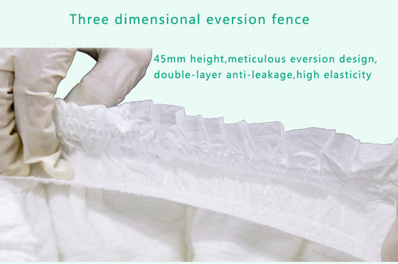 High Absorption PP Tapes Disposable Soft Breathable Sleepy Colored Baby Diapers