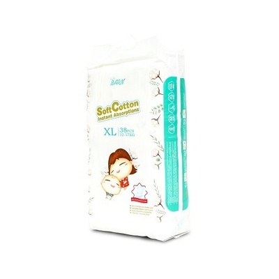 3D Leak Prevention Channel Baby Dry Nappies PP Tape Or Magic Tape
