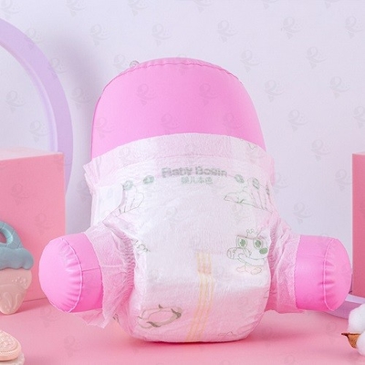 Cute Printing Breathable Back Sheet Baby Diapers Disposable Rapid Absorption