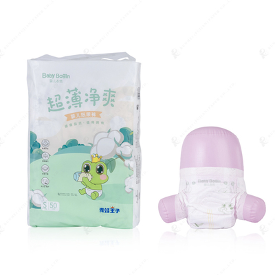 Magic Tapes Super Thin Baby Diapers Breathable Private Label Comfortable