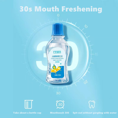 Children's Fruit Flavor Oral Hygiene Tool 30S Quick Clean Mouthwash