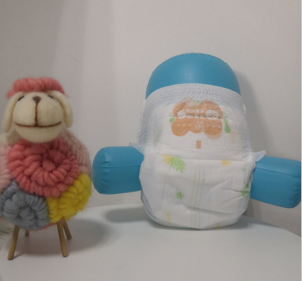 Non Woven Fabrics Pull Up Baby Diaper Disposable With 360° Elastic Waistband