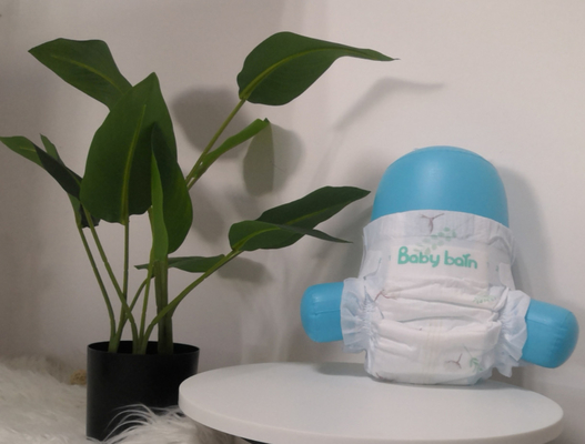Non Woven Fabrics Pull Up Baby Diaper Disposable With 360° Elastic Waistband