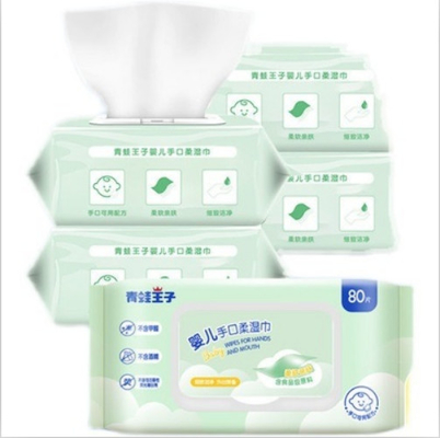 Multi Purpose Non Alcoholic Disposable Wet Wipes For Clean Hand And Mouth