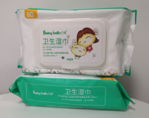 Multi Purpose Non Alcoholic Disposable Wet Wipes For Clean Hand And Mouth