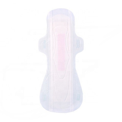 Anti Bacterial 2g Ladies Sanitary Napkins Airlaid Core Winged Cotton