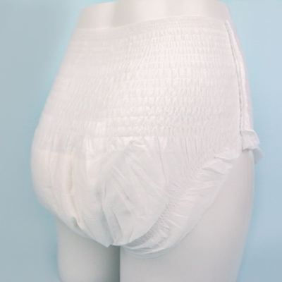 3D Leak Prevention Disposable Adult Diaper Plain Woven Dry Surface