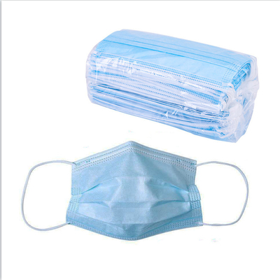 3 Ply Face Mask Medical Mask Non Woven Fabric UV Light Disinfection