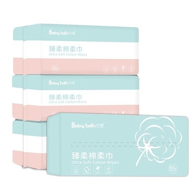 Custom Made Fragrance One Time Cleaning Disposable Dry Wipes Fluff Pulp