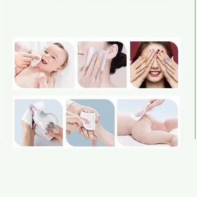 Cotton Non Woven Disposable Dry Wipes For Babies Skin Care