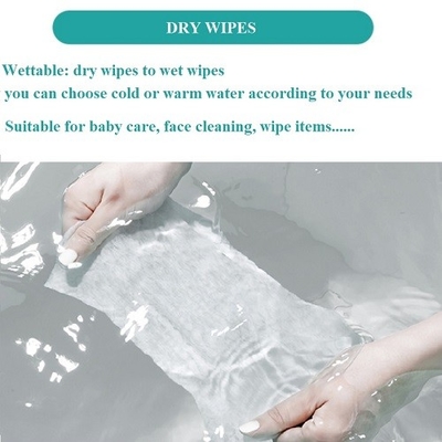 OEM Removal Wipe Free Oil Organic Make Up Removing Private Label Facial Dry Cotton Tissue Wipes