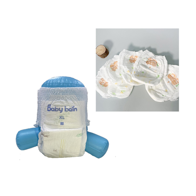 Non Woven Fabrics Pull Up Baby Diaper Disposable With 360° Elastic Waistband