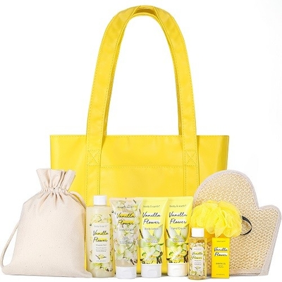 Daily Use Plastic Bottle Packing Shower Gel Gift Set Strawberry Fragrance