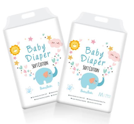 Big Quick Absorption Soft Breathable Baby Diaper Dry And Comfortable