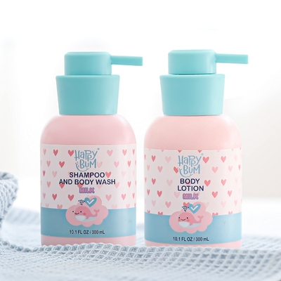 Gentle And Nurishing Ingredient Moisturizing Baby Bath Gift Sets Strawberry
