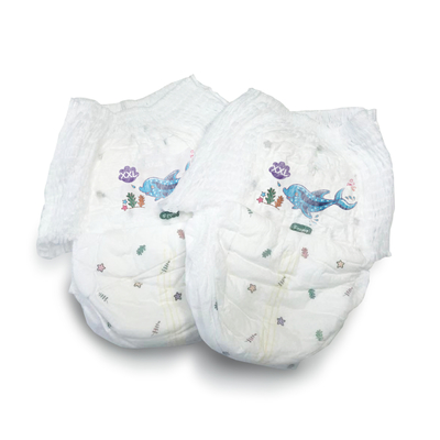 Customised Disposable Cotton Top-Sheet Pants OEM Baby Pull up Diapers