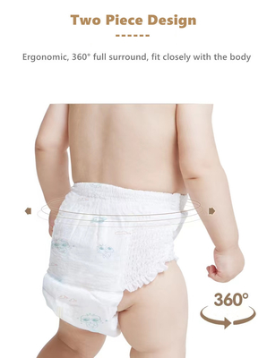 360° Fit disposable baby diaper with elastic waistband Pull -up pants
