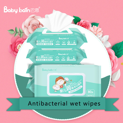 Alcohol Free soft anti-bacterial Wet Wipe Tissue disposable wet wipes For  Personal Care