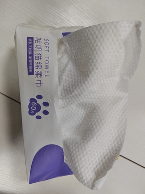Cotton Non Woven Disposable Dry Wipes For Babies Skin Care