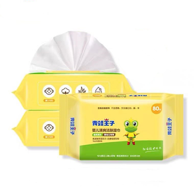 Alcohol Free Disposable Wet Wipes PH Balancing Formula Unique Packaging