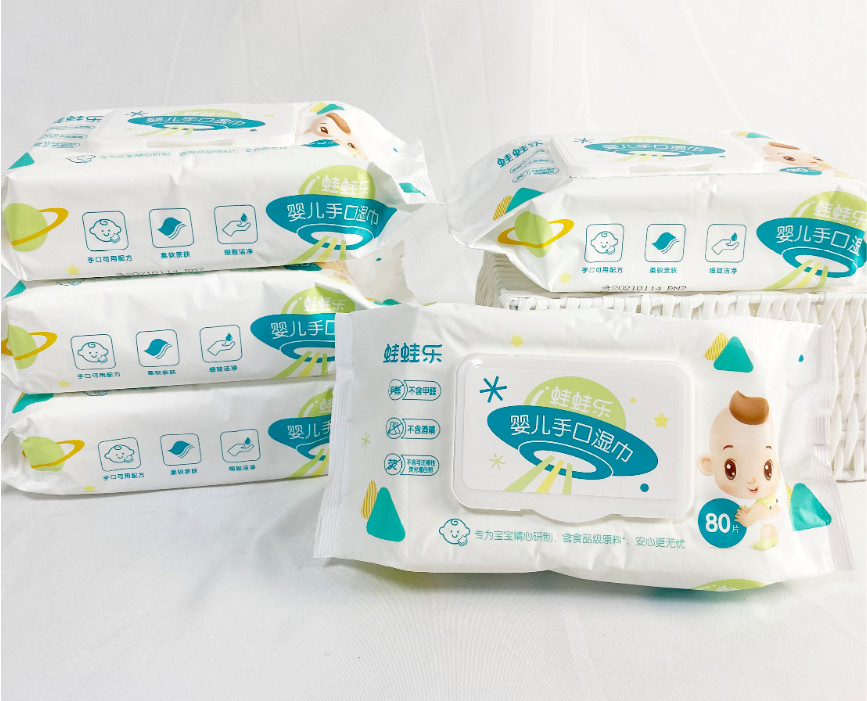 OEM Mini Wet Wipes Pouch Portable 10 Pieces Children'S Disposable Wet Wipes