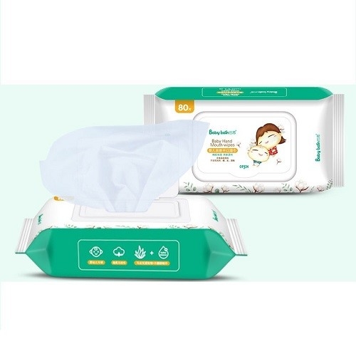 Box And Bag Packing Baby Skin Cleaning Disposable Wet Wipes Colorful